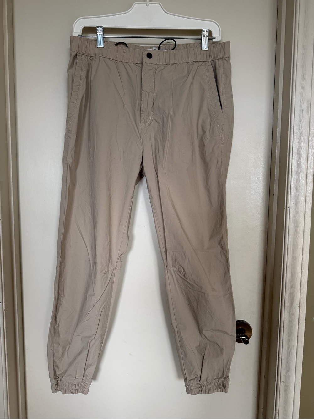 Zara DNWR Beige Utility Jogger Pants Size L